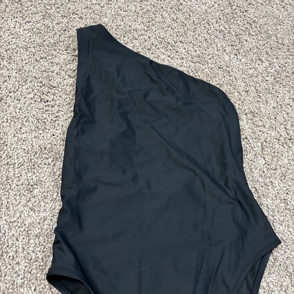 Madewell One-Shoulder One-Piece Swimsuit black small - Picture 7 of 12